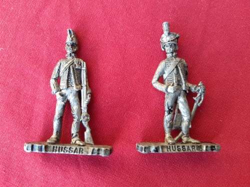 FOUR HIGHLY COLLECTIBLE HUSSARS LEAD SOLDIERS