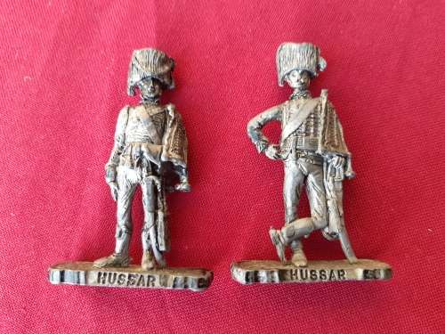 FOUR HIGHLY COLLECTIBLE HUSSARS LEAD SOLDIERS