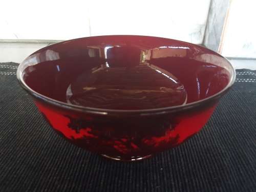 ULTRA RARE AND EXQUISITE ANTIQUE ROYAL DOULTON FLAMBE BOWL