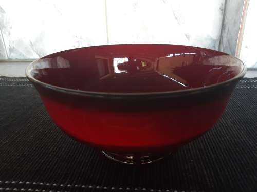 ULTRA RARE AND EXQUISITE ANTIQUE ROYAL DOULTON FLAMBE BOWL
