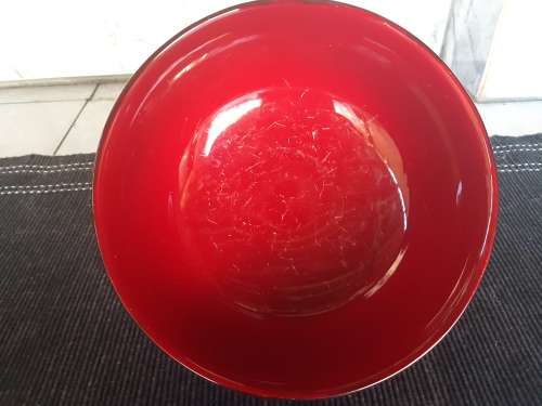 ULTRA RARE AND EXQUISITE ANTIQUE ROYAL DOULTON FLAMBE BOWL