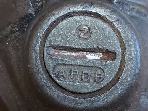 STUNNING AND QUIRKY BRONZE HAND GRENADE TABLE LAMP IN WORKING CONDITION