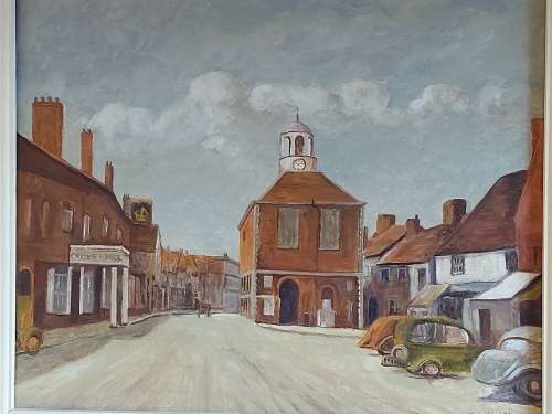 AWESOME ORIGINAL FRAMED OIL ON CANVAS PAINTING, SIGNED BY THE ARTIST.