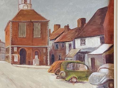 AWESOME ORIGINAL FRAMED OIL ON CANVAS PAINTING, SIGNED BY THE ARTIST.