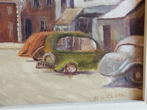 AWESOME ORIGINAL FRAMED OIL ON CANVAS PAINTING, SIGNED BY THE ARTIST.