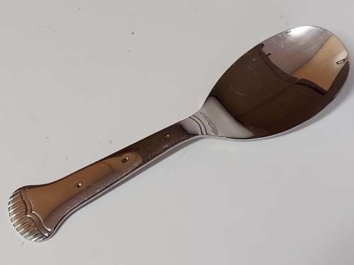 CARROL BOYES FUNCTIONAL ART: BEAUTIFUL 18/8 STAINLESS STEEL LARGE SPOON