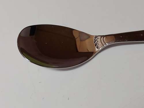 CARROL BOYES FUNCTIONAL ART: BEAUTIFUL 18/8 STAINLESS STEEL LARGE SPOON