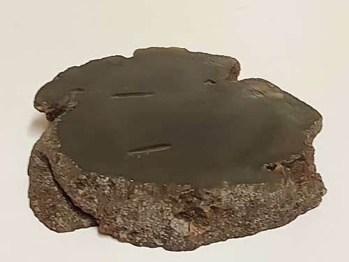 BEAUTIFUL OLIVE AGATE HIGHLY POLISHED SPECIMEN, 516 grams