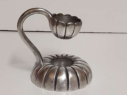 VINTAGE CARROL BOYES FUNCTIONAL ART: EARLY DESIGN PEWTER AROMATHERAPY BURNER