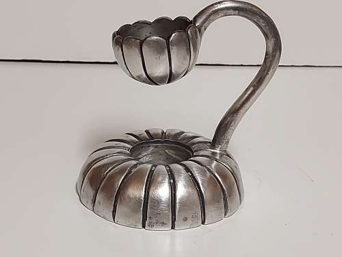VINTAGE CARROL BOYES FUNCTIONAL ART: EARLY DESIGN PEWTER AROMATHERAPY BURNER
