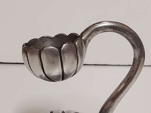 VINTAGE CARROL BOYES FUNCTIONAL ART: EARLY DESIGN PEWTER AROMATHERAPY BURNER