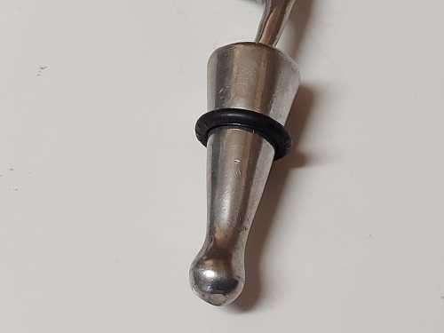 CARROL BOYES FUNCTIONAL ART: VINTAGE RARE AND UNUSUAL PEWTER BALLERINA BOTTLE STOPPER