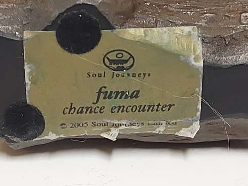 FUMA AFRICAN FIGURINE COLD CAST BRONZE SCULPTURE IN MINT CONDITION