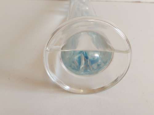 BEAUTIFUL TALL GALILEO GLASS FLOATING THERMOMETER