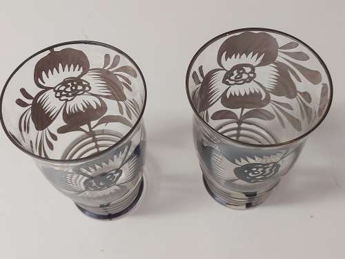BEAUTIFUL VINTAGE PAIR OF SILVER FILIGREE GLASSES
