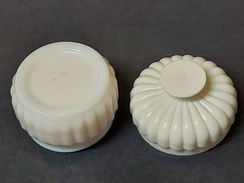 DOLCE AND GABANA SMALL WHITE LIDDED BOWL