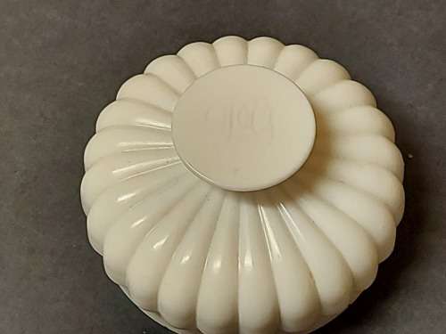 DOLCE AND GABANA SMALL WHITE LIDDED BOWL