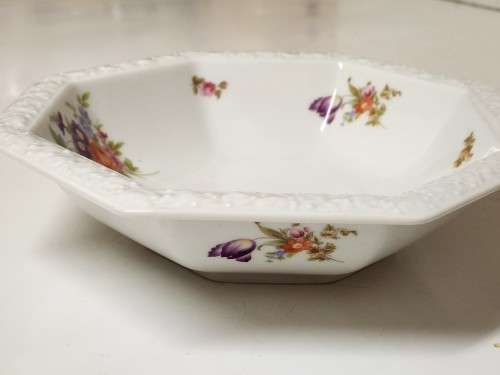 STUNNING VINTAGE ROSENTHAL GERMANY OCTAGONAL SALAD SERVING BOWL