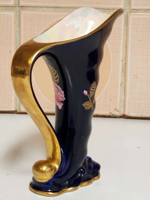 AWESOME FIND! RARE 1930s ART DECO CROWN DEVON FIELDINGS HAND DECORATED JUG