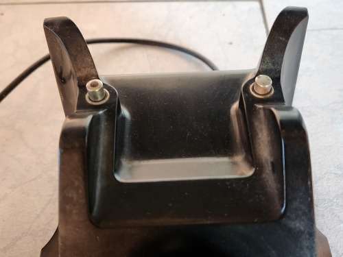 VINTAGE SIEMENS BROTHERS LONDON BAKELITE BLACK ROTARY DIAL TELEPHONE