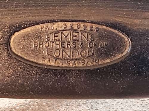 VINTAGE SIEMENS BROTHERS LONDON BAKELITE BLACK ROTARY DIAL TELEPHONE