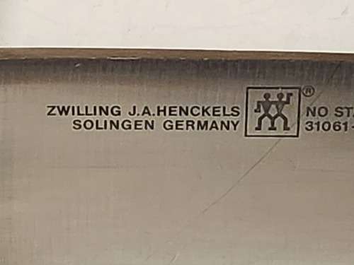 VINTAGE ZWILLING J A HENCKLES SOLINGEN GERMANY CHEF`S KNIFE