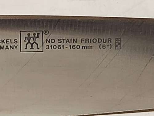 VINTAGE ZWILLING J A HENCKLES SOLINGEN GERMANY CHEF`S KNIFE