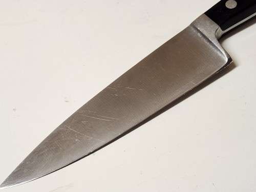 VINTAGE ZWILLING J A HENCKLES SOLINGEN GERMANY CHEF`S KNIFE
