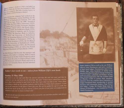 CLIFT: A CENTURY IN STONE 1906-2006. 1ST ED. 2006