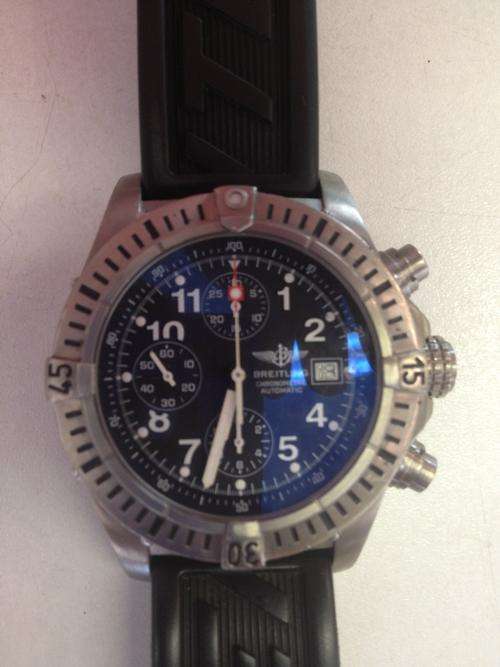 BREITLING CERTIFIED CHRONOGRAPH AUTOMATIC E13360 AUTHENTICITY GUARANTEED CRAZY R1 START