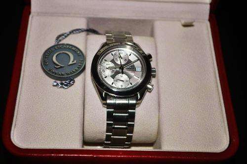 OMEGA SPEEDMASTER AUTOMATIC DATE WATCH 100% AUTHENTICITY GUARANTEED CRAZY R1 START