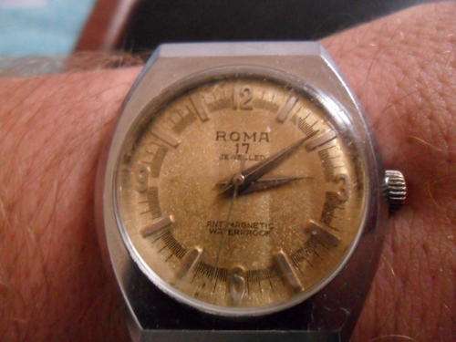 RARE ROMA GOLD ANAMAGNETIC WATCH