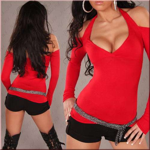 BRAND NEW - SEXY SEDUCTIVE RED TOP