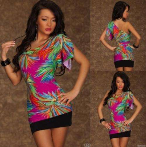 BRAND NEW - STUNNING LADIES ONE SHOULDER DRESS