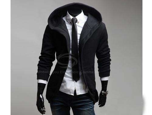 BRAND NEW - MEN'S HOODIE JACKET - BLACK