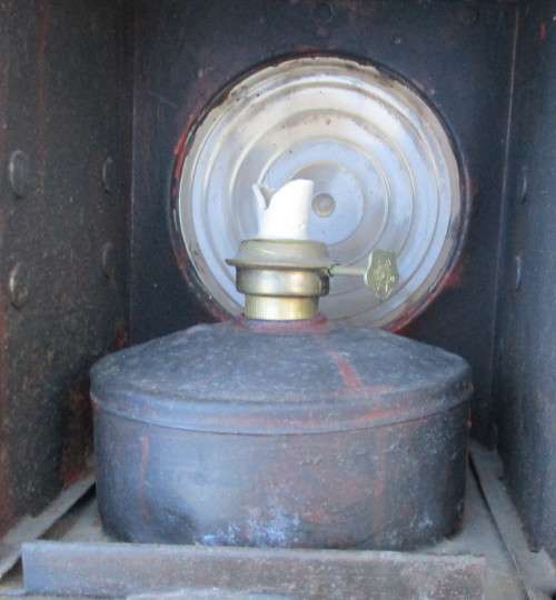 SAR RAILWAY LAMP, WITH BURNER - SEE FOTOS