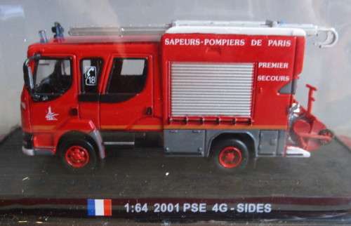 DELPRADO 1/64 SCALE - 2001 PSE 4G - SIDES  - AS NEW CARDED