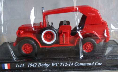 DELPRADO 1/43 SCALE - 1942 DODGE COMMAND CAR - EXCELLENT CARDED