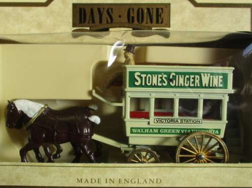 LLEDO - HORSE DRAWN BUS - MINT BOXED