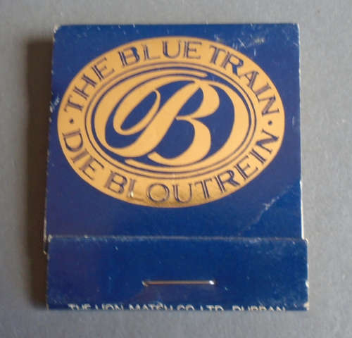 BOOK PF BLUE TRAIN MATCHES, MINT