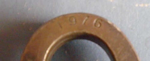 1976 SAR BRASS LOCK, NO KEY