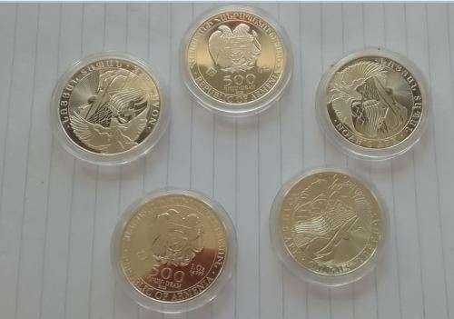 WOW - 5 x 1oz - 2022 Silver -  Armenia Silver Noahs Ark includes capsule (Bid per coin)