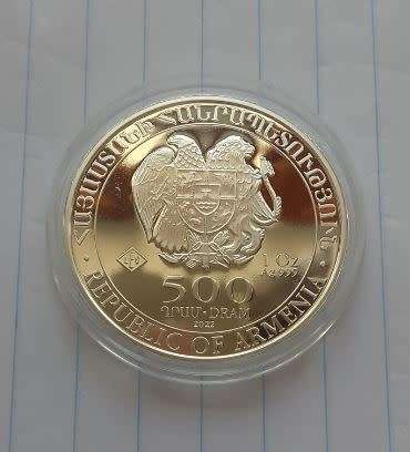 WOW - 5 x 1oz - 2022 Silver -  Armenia Silver Noahs Ark includes capsule (Bid per coin)