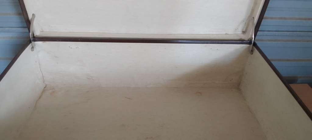 Vintage Solid  Large  Globite Suitcase  - Numberd