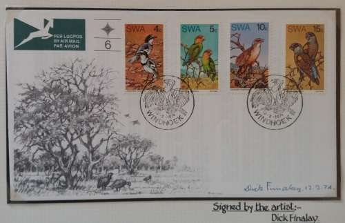 SWA FDC #6 SIGNED BY DESIGNER DICK FINDLAY