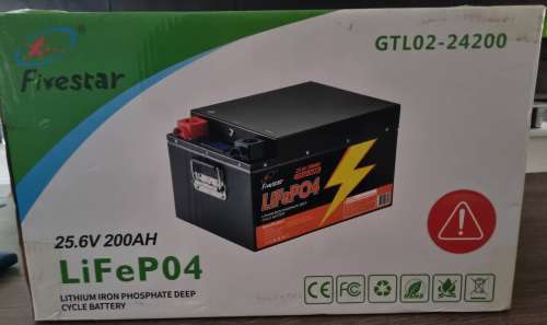 FiveStar Lithium Battery 25.6V 200AH