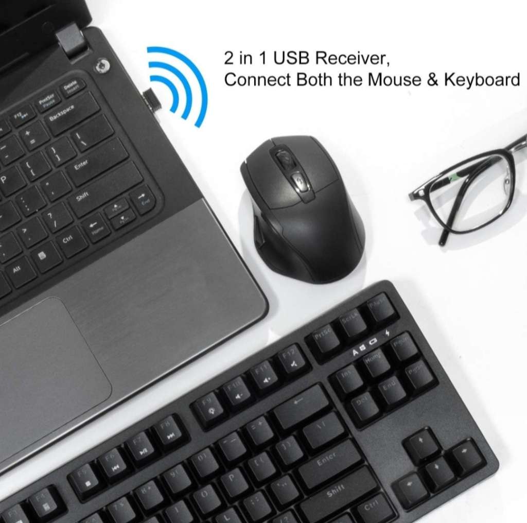 Wireless Keyboard and Mouse Combo