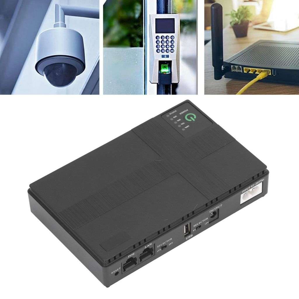 Mini UPS Backup power supply Wifi Router Ups With POE Mini UPS | Router 10400MAH Mini UPS Backup pow