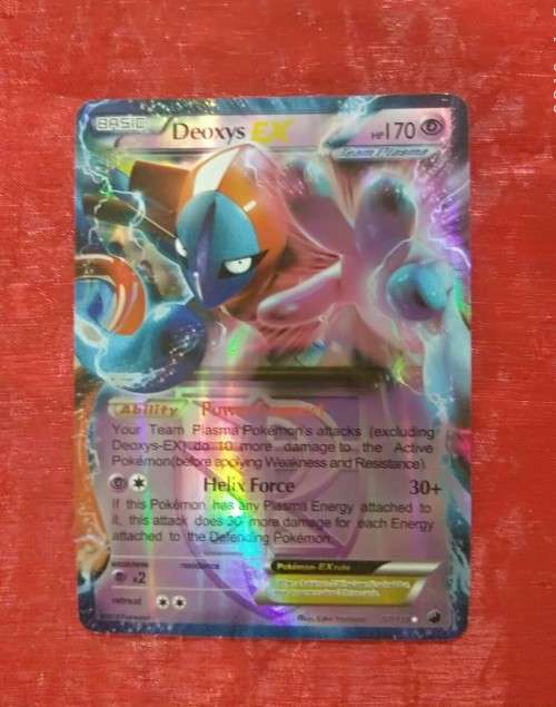 Pokemon Deoxys EX Holo Card