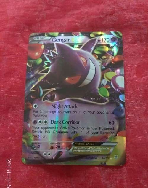 Pokemon Gengar EX Hool Card